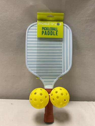 Used PICKLE O JOE PADDLE 2 BALLS Pickleball Racquet Royal Blue 11490-S000267952
