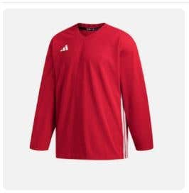 Red Goalie Cut Men's Adidas Jersey (New)