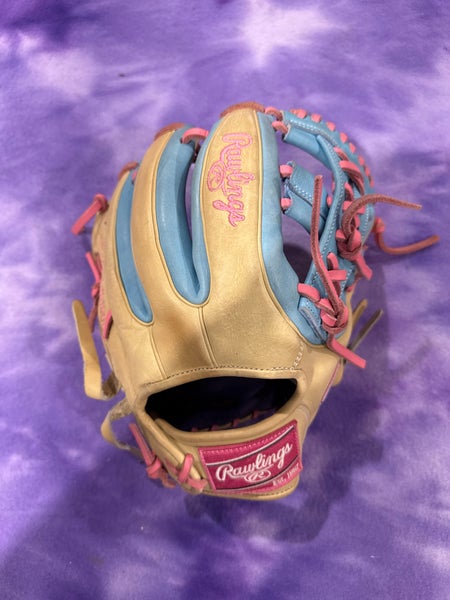 Brown Rawlings Heart of the Hide RH Infield Baseball Glove 11.5" (Used)