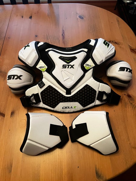 Medium/Large Youth STX Cell V Shoulder Pads (Used)