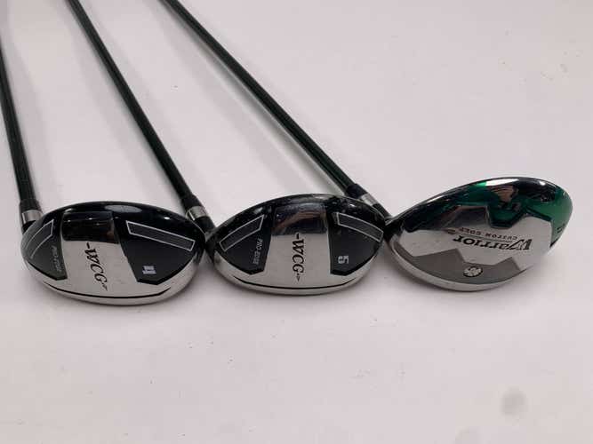 Warrior WCG Pro Edge Hybrid Set 4 5 6 23* 26* 28* True Launch Regular RH