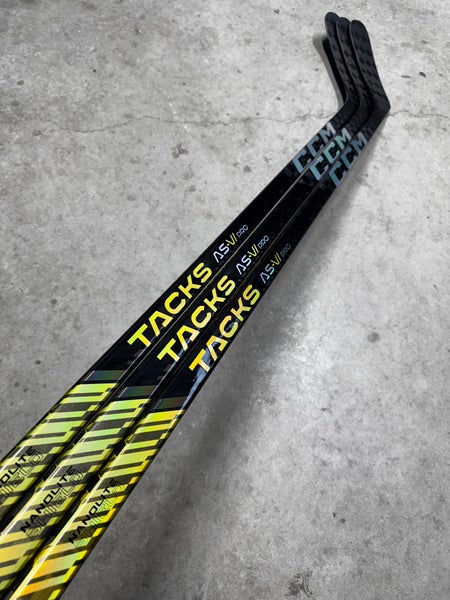 3 PACK 75 Flex P92M Senior CCM AS-VI Pro Left Hand Hockey Stick Pro Stock (New) NHL