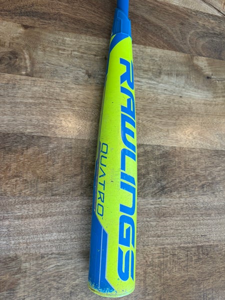 2018 Rawlings Quatro Alloy USABat Certified Bat (-10) 20 oz 30" (Used)