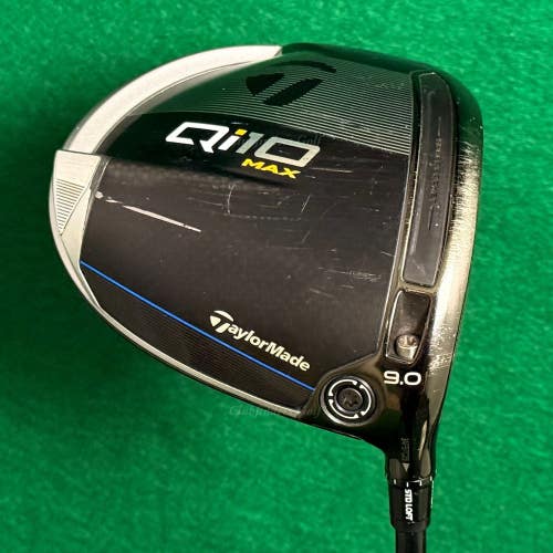 TaylorMade Qi10 Max 9 Driver Tensei Blue CR Series 50-S Graphite Stiff