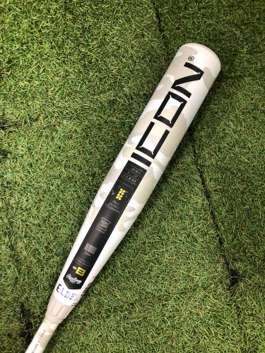 2025 Rawlings Icon Composite Bat USSSA Certified (-8) Composite 22 oz 30" (Used)
