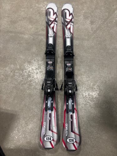 K2 Strike 124 cm Skis With Marker M2 10 Quikclik GW Bindings (New)