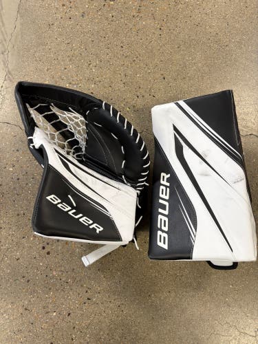 Senior Bauer Vapor X5 Pro Goalie Glove & Blocker Set Regular (Used)