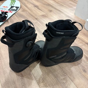 Men's Size M 11.5 (W 12.5) Salomon Launch BOA Snowboard Boots Medium Flex All Mountain (Used)