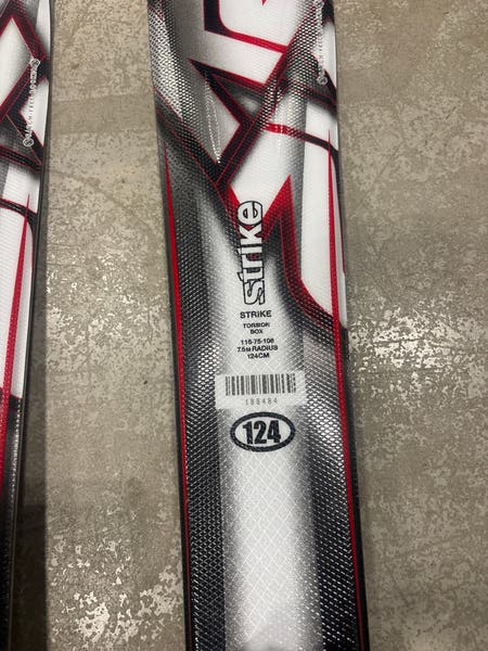K2 Strike 124 cm Skis With Marker M2 10 Quikclik GW Bindings (New