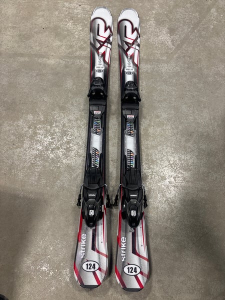 K2 Strike 124 cm Skis With Marker M2 10 Quikclik GW Bindings (New)