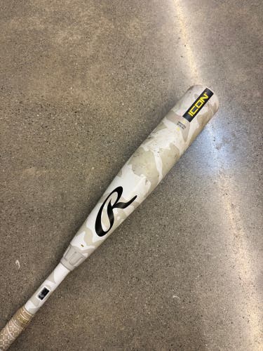 2025 Rawlings Icon Composite Bat USSSA Certified (-10) Composite 18 oz 28" (Used)