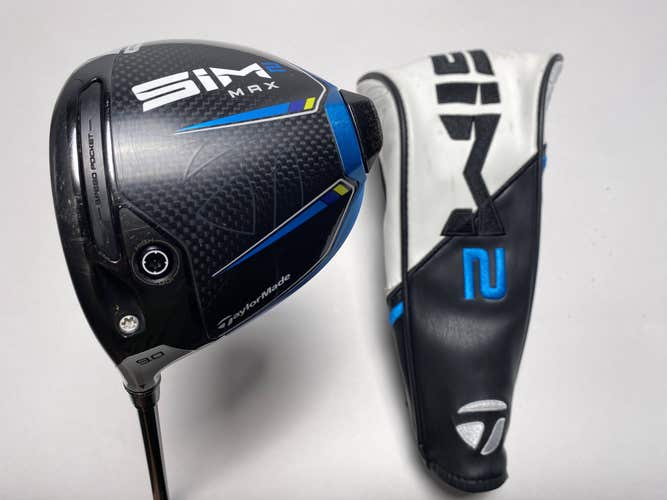 TaylorMade SIM2 MAX Driver 9* HZRDUS RDX Smoke Red 5.5 60g Regular LH HC