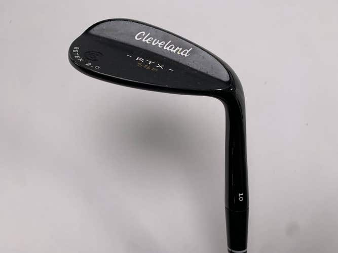 Cleveland 588 RTX 2.0 Black Satin Lob Wedge LW 60* 10 DG Wedge RH
