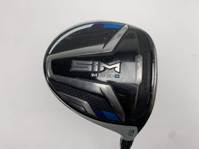 TaylorMade SIM MAX-D 3 Fairway Wood 16* UST Mamiya Helium 5F2 Senior RH