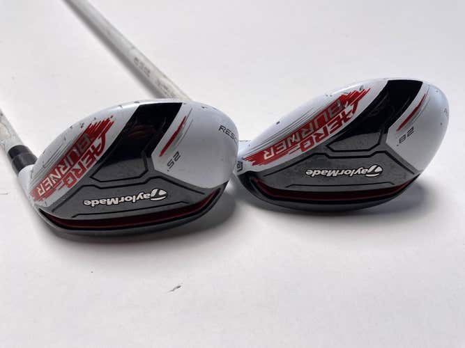 TaylorMade AeroBurner 5 & 6 Hybrid Set 25* 28* Matrix Speed Rul-Z 55g Ladies RH