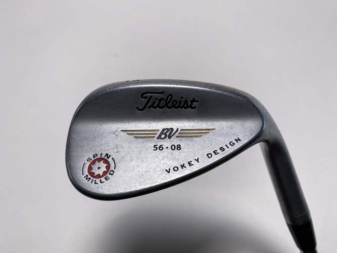Titleist Vokey Spin Milled Chrome 2009 Sand Wedge SW 56* 8 Bounce Wedge Mens RH