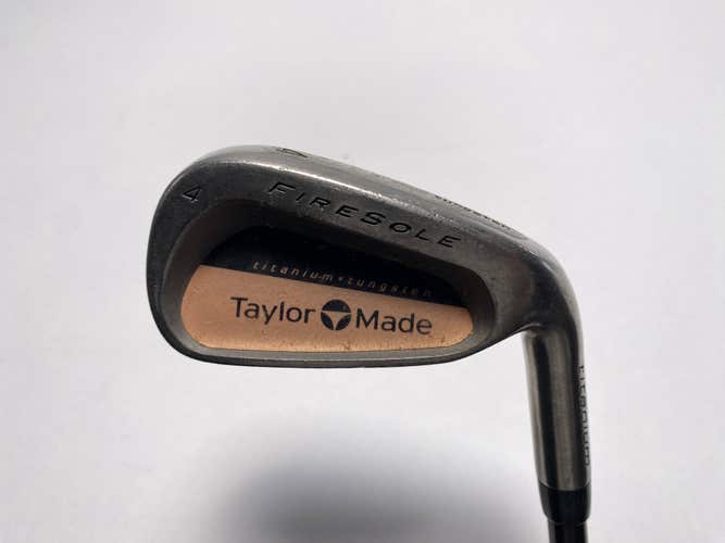 TaylorMade Firesole Single 4 Iron Bubble R-80 Regular Graphite Mens RH