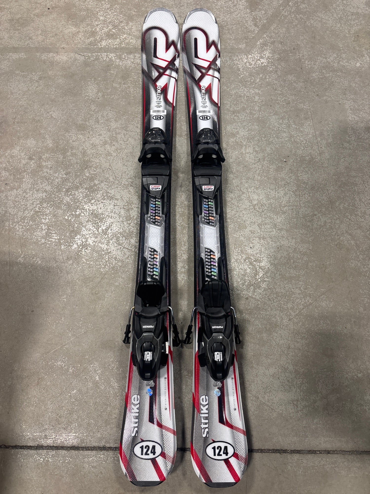K2 Strike 124 cm Skis With Marker M2 10 Quikclik GW Bindings (New