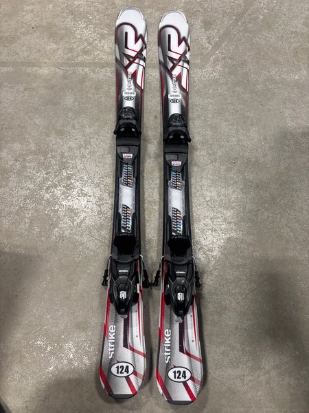 K2 Strike 124 cm Skis With Marker M2 10 Quikclik GW Bindings (New)