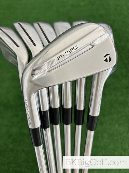 LH Taylormade P790 25 Forged Iron Set 4-P / KBS Tour Lite Stiff