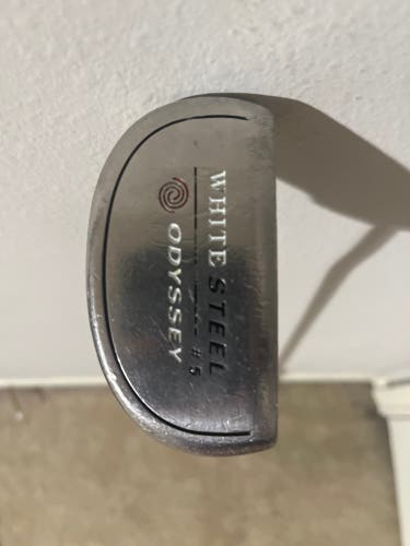 Silver Men's 2004 Odyssey White Steel 5 Belly Right Handed Putter Uniflex 34" (Used)