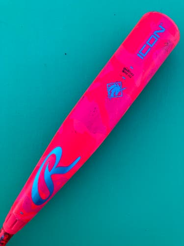 2025 Rawlings Icon Composite Bat USSSA Certified (-10) Composite 18 oz 28" (Used)