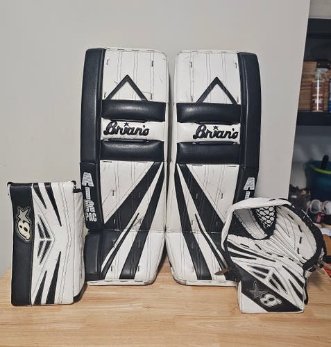34" 2020 Brian's A*Lite AIR PAC Regular Goalie Full Set (Used)