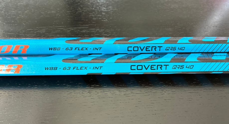 Two Intermediate Warrior Left Hand Hockey Stick W88 (New)