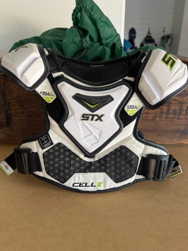 Small Youth STX Cell V Shoulder Pads (Used)
