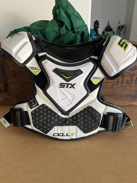 Small Youth STX Cell V Shoulder Pads (Used)