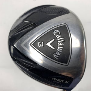 Callaway Razr X Black 3 Fairway Wood 15* 50g Ladies Graphite Womens RH