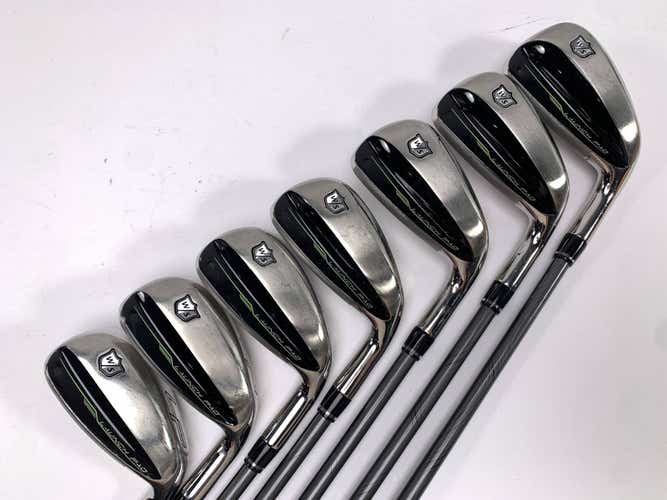 Wilson Launch Pad 2 Iron Set 5-PW+GW Project X Even Flow 5.5 65g Regular RH