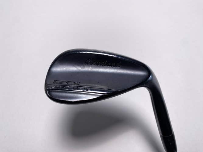 Cleveland RTX ZipCore Black Satin Lob Wedge LW 58* 12 NS Pro Zelos 8 Regular RH