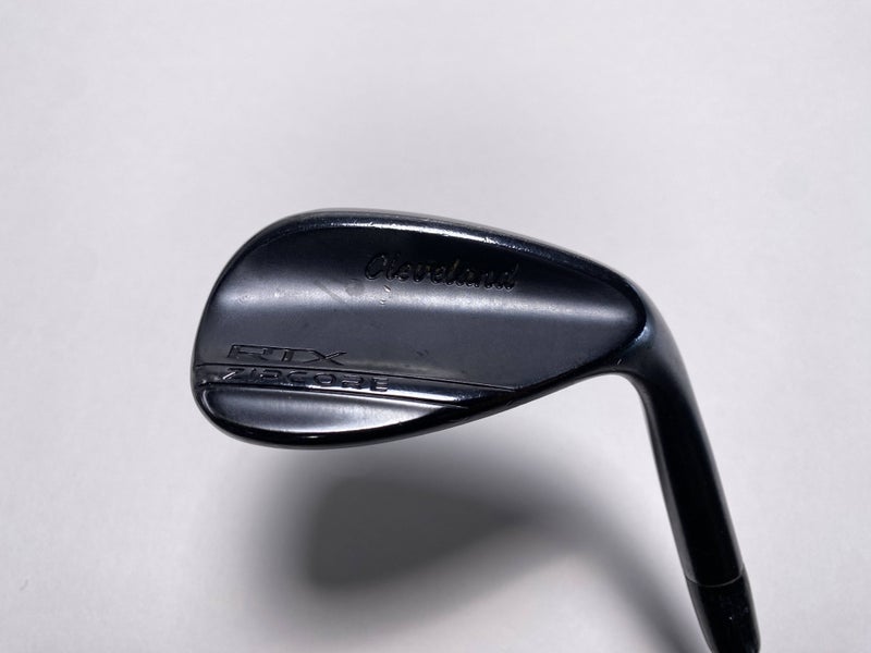 Cleveland RTX ZipCore Black Satin Lob Wedge LW 58* 12 NS Pro Zelos 8 Regular RH