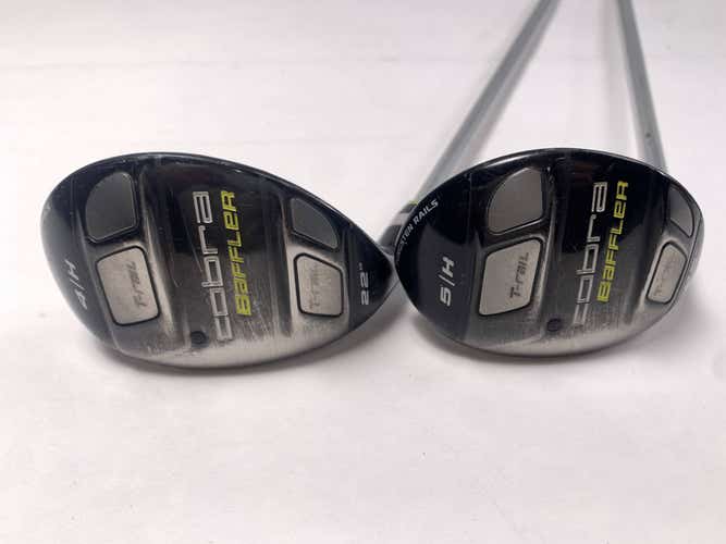 Cobra Baffler T-Rail 4 & 5 Hybrid Set 22* 25* Tour AD 65g Senior LH