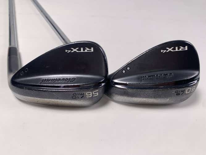 Cleveland RTX 4 Black Satin Wedge Set 56* 10 | 60* 9 DG S400 Tour Issue Mens RH