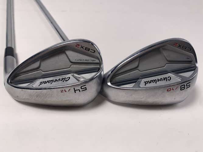 Cleveland CBX 2 Wedge Set 54* 12 | 58* 10 DG X100 Wedge Steel Mens RH