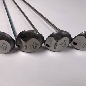 Callaway Big Bertha Warbird Wood Set Driver 3 5 7 | 12* 15* 18* 21* Womens RH