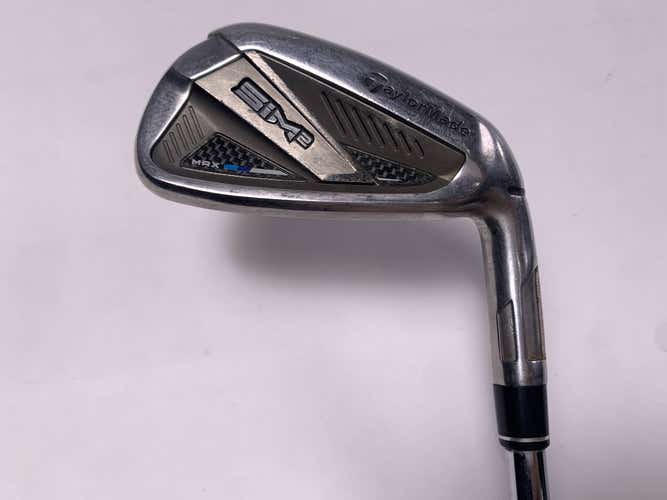 TaylorMade SIM2 MAX Single 6 Iron KBS Max MT 85g Stiff Steel Mens RH