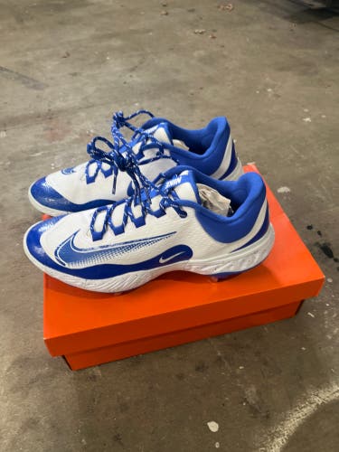 Blue Men's Size M 11.0 (W 12.0) Adult Nike Nike alpha huarache elite 4 Low Top Metal (New)