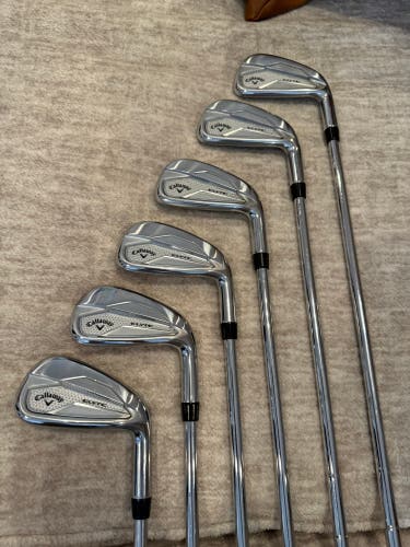 Men's 2025 Callaway Callaway Elyte Right Handed Iron Set Stiff Flex Steel Shaft (Used)