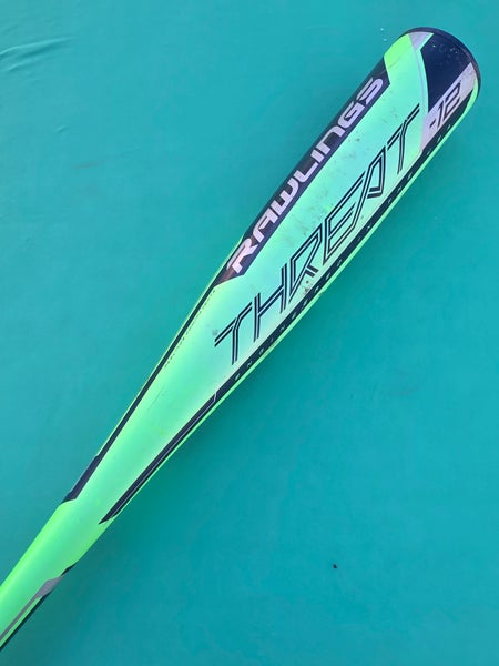 2019 Rawlings Threat Composite Bat USABat Certified (-12) Composite 18 oz 30" (Used)