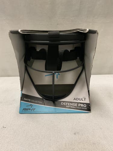 Used RIP-IT DEFENSE PRO ADULT BB/SB Fielders Mask Black One Size 11490-S000267710