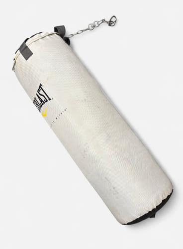 Used Everlast 80LB HEAVY BAG Boxing Heavy Bag White 80 lb 11490-S000267665