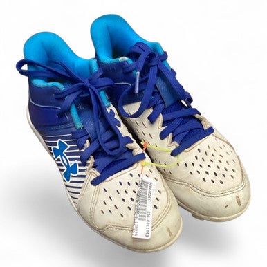 Used Under Armour ARMOUR BOUND BB/SB Cleats Black And Sky Blue Junior 01 11443-S000201417