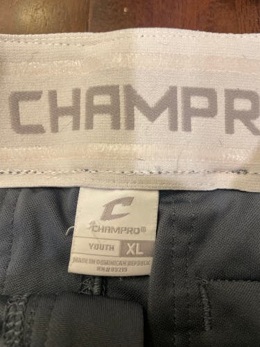 Gray Unisex XL Youth Champro Game Pants (Used)