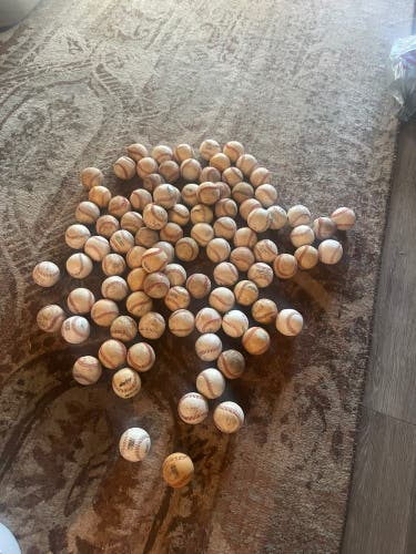 94 count batting practice baseballs