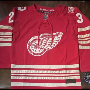 Detroit Red Wings Lucas Raymond #23 100 Year Centennial Jersey Adult XL (54)