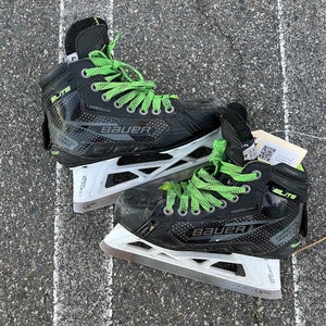 Intermediate Bauer Elite Hockey Goalie Skates Size 4 (Used)