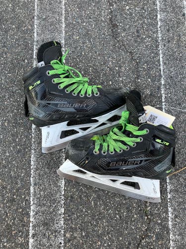 Intermediate Bauer Elite Hockey Goalie Skates Size 4 (Used)
